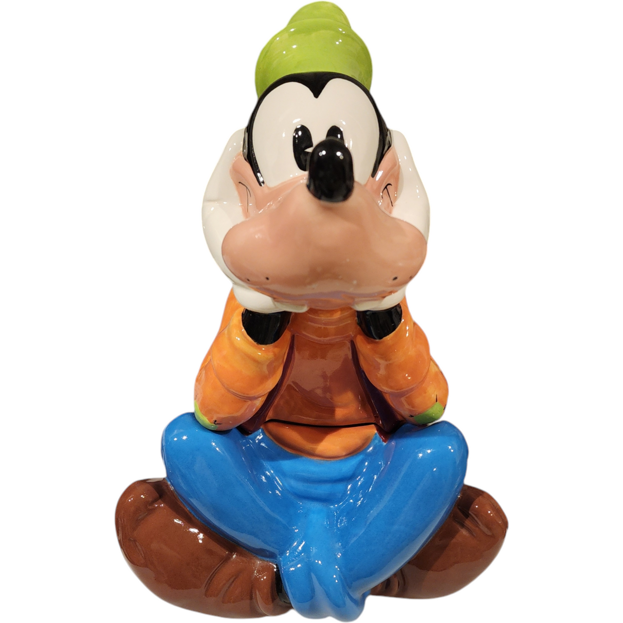 アメリカ購入グーフィー　クッキージャー　ディズニー　ヴィンテージ  アンティーク Treasure Craft Goofy Disney Ceramic Cookie Jar – Vintage Loft