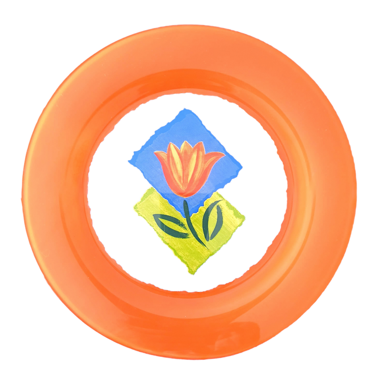 10" ARCOROC Matys Orange Buffet Service Plate Charger