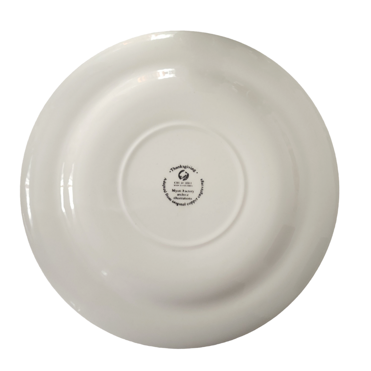 8" Churchill Thanksgiving Multicolor  Salad Plate Colombia