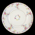 10" Lamberton Peggy Shippen Pink Blue Yellow Flowers On Rim Center Dinner Plate