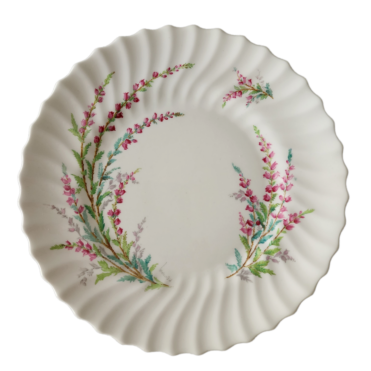 10" ROYAL DOULTON Bell Heather Scalloped, No Trim Dinner Plate