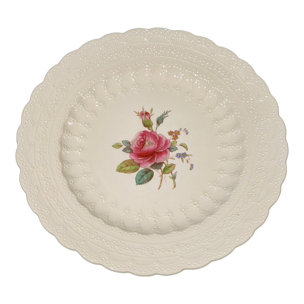 10" Spode Jewel Billingsley Rose Pink Dinner Plate