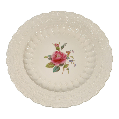 10" Spode Jewel Billingsley Rose Pink Dinner Plate