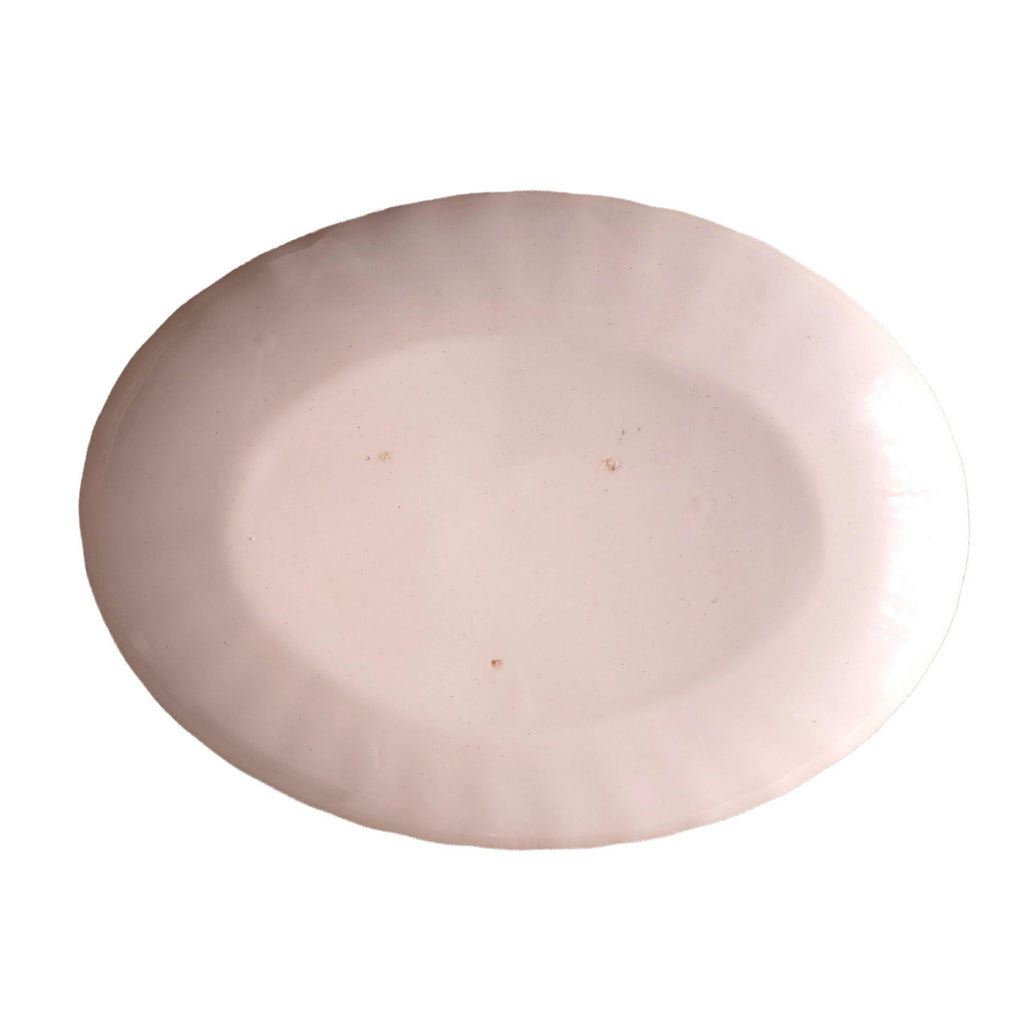 11" BLUE RIDGE SOUTHERN POTTERY Mountain Bells Oval Serving Platter