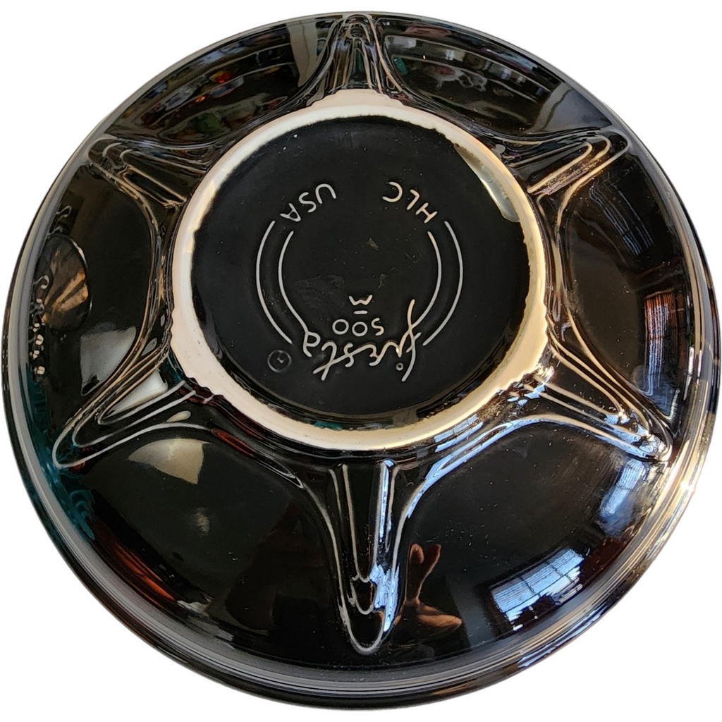 11" Homer Laughlin Fiesta Black Large Presentation Bowl