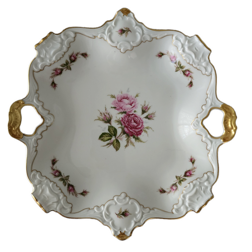 12" Kaiser Moss Rose Serving Plate West Germany