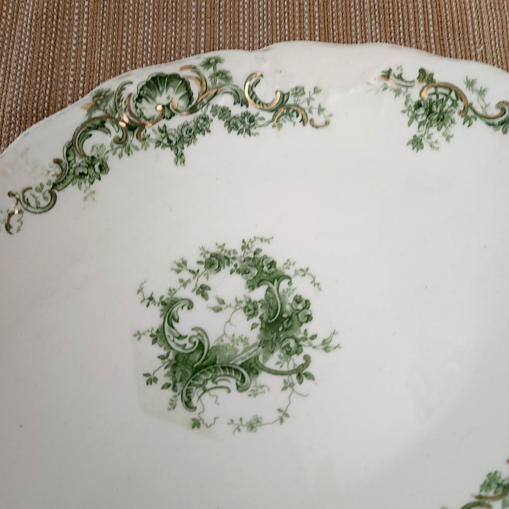 12" MADDOCK, JOHN & SONS Rhine Earthenware Oval Serving Platter