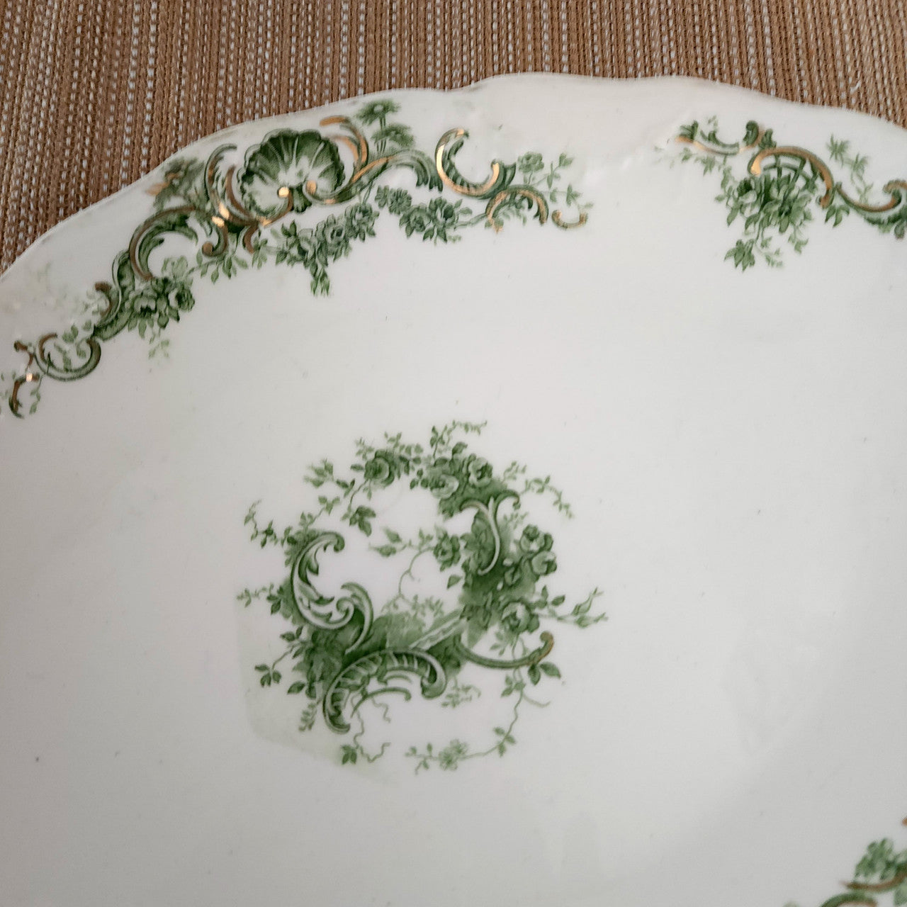 12" MADDOCK, JOHN & SONS Rhine Earthenware Oval Serving Platter