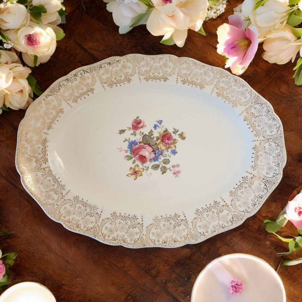 13" Canonsburg Lajean  Oval Serving Platter