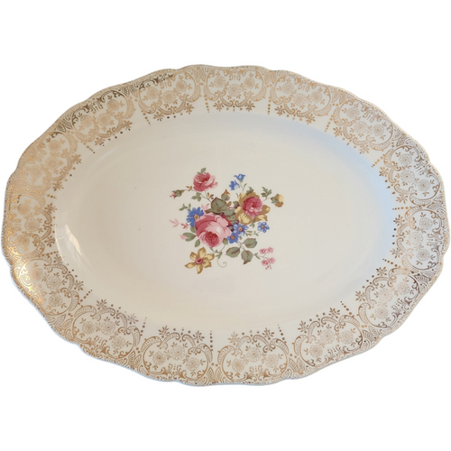 13" Canonsburg Lajean  Oval Serving Platter