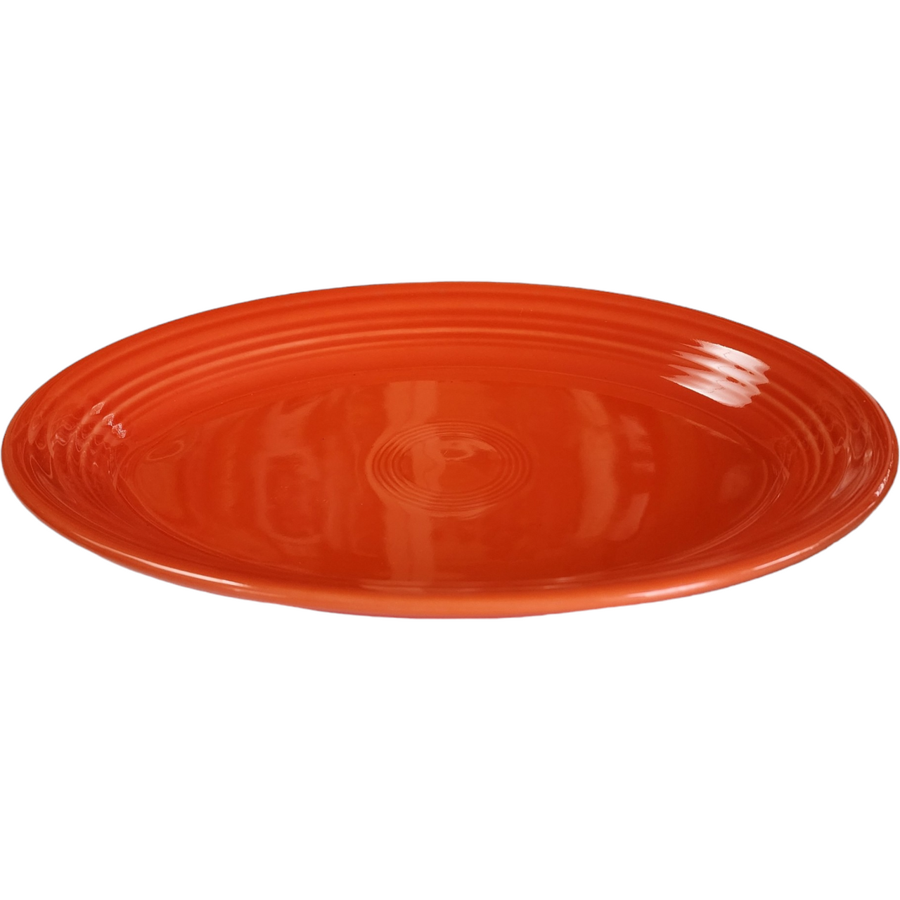 13" Homer Laughlin Fiesta Poppy Red Oval Serving Platter