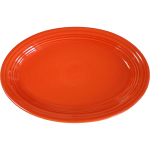13" Homer Laughlin Fiesta Poppy Red Oval Serving Platter