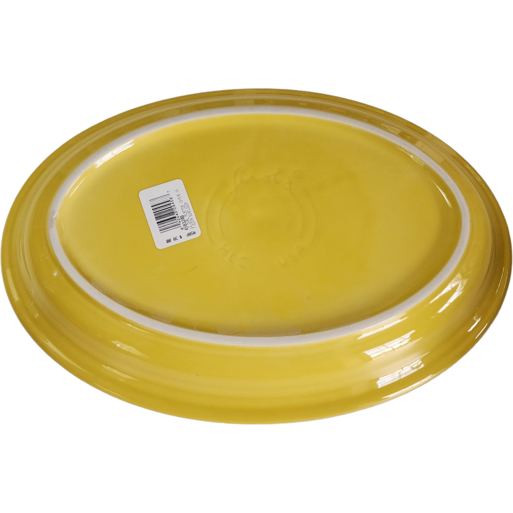 13" Homer Laughlin Fiesta  Sunflower Yellow Oval Serving Platter