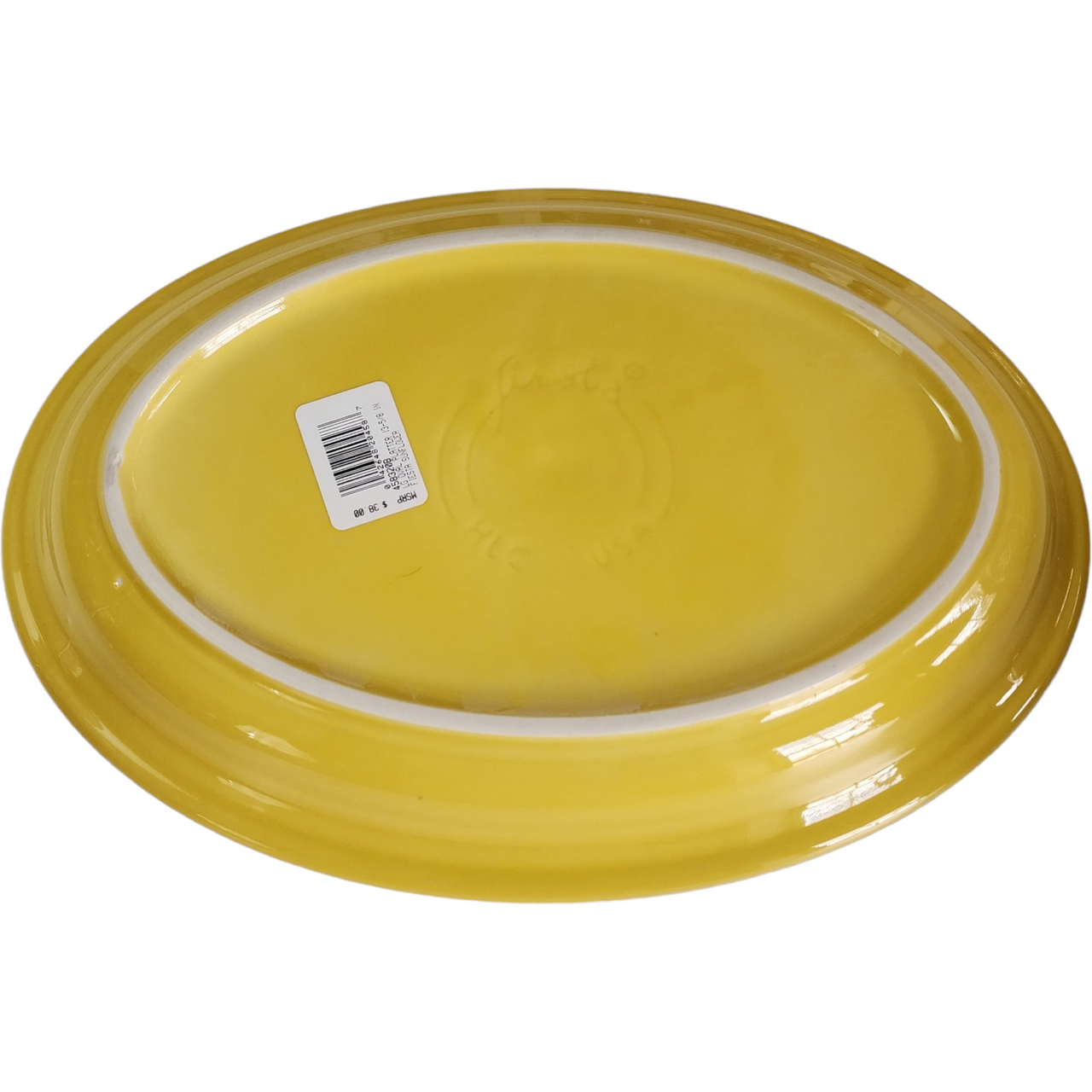 13" Homer Laughlin Fiesta  Sunflower Yellow Oval Serving Platter