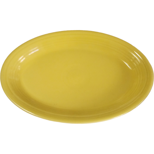 13" Homer Laughlin Fiesta  Sunflower Yellow Oval Serving Platter