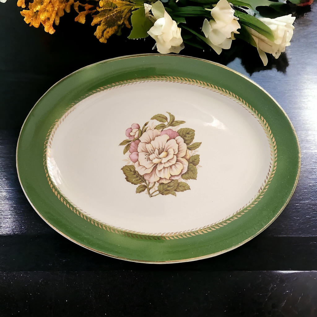 13" Stetson Duchess of Greencastle Oval Serving Platter