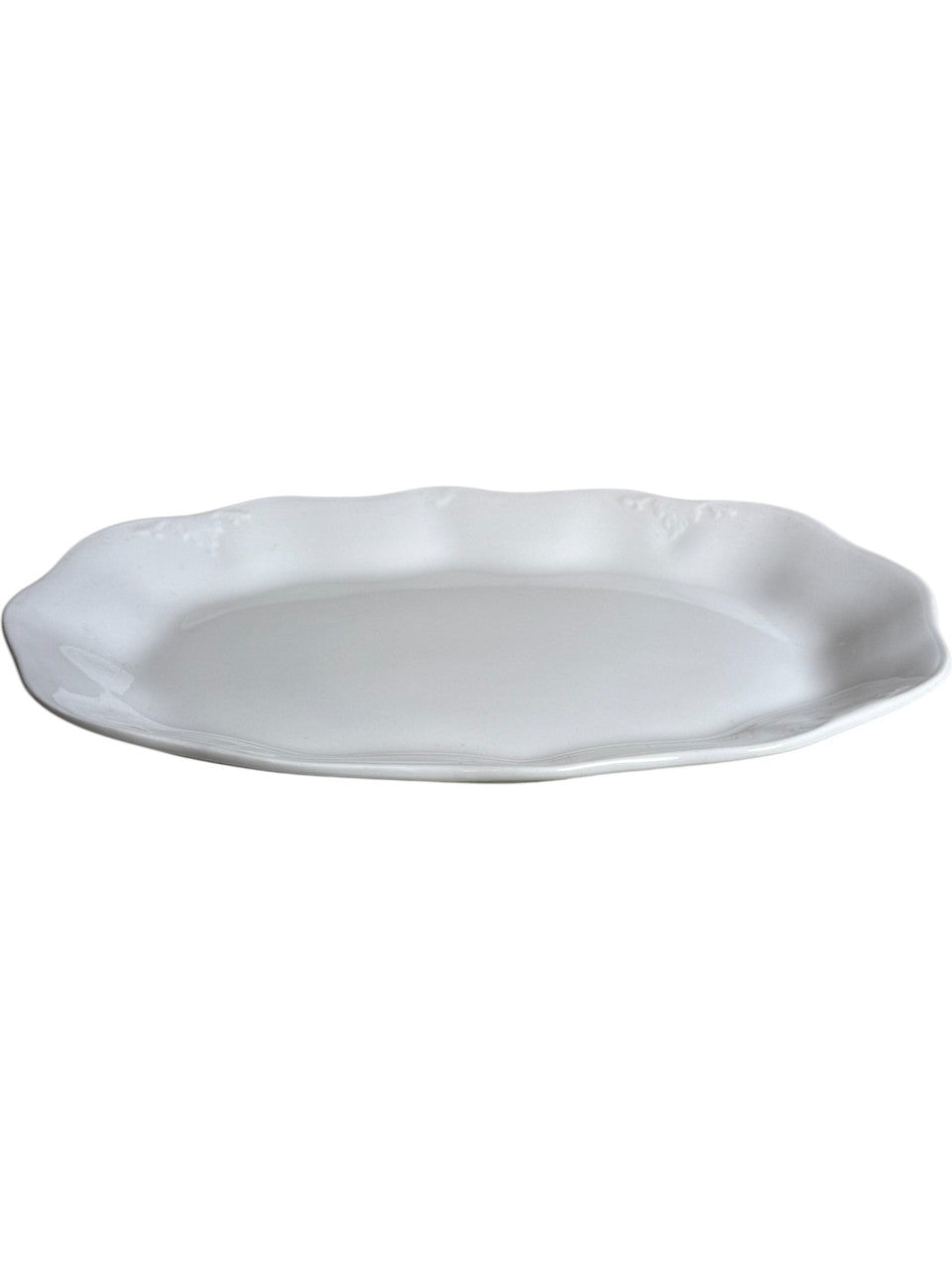 14" Antique Johnson Bros Royal Ironstone China Oval Serving Dish England Farmhouse Cottage Kitchen Décor