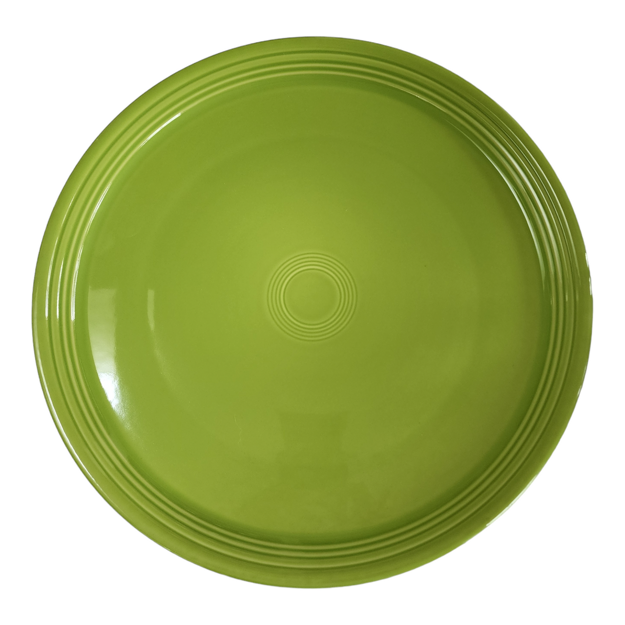 15" Homer Laughlin Fiesta Chartreuse Baking Pizza Tray