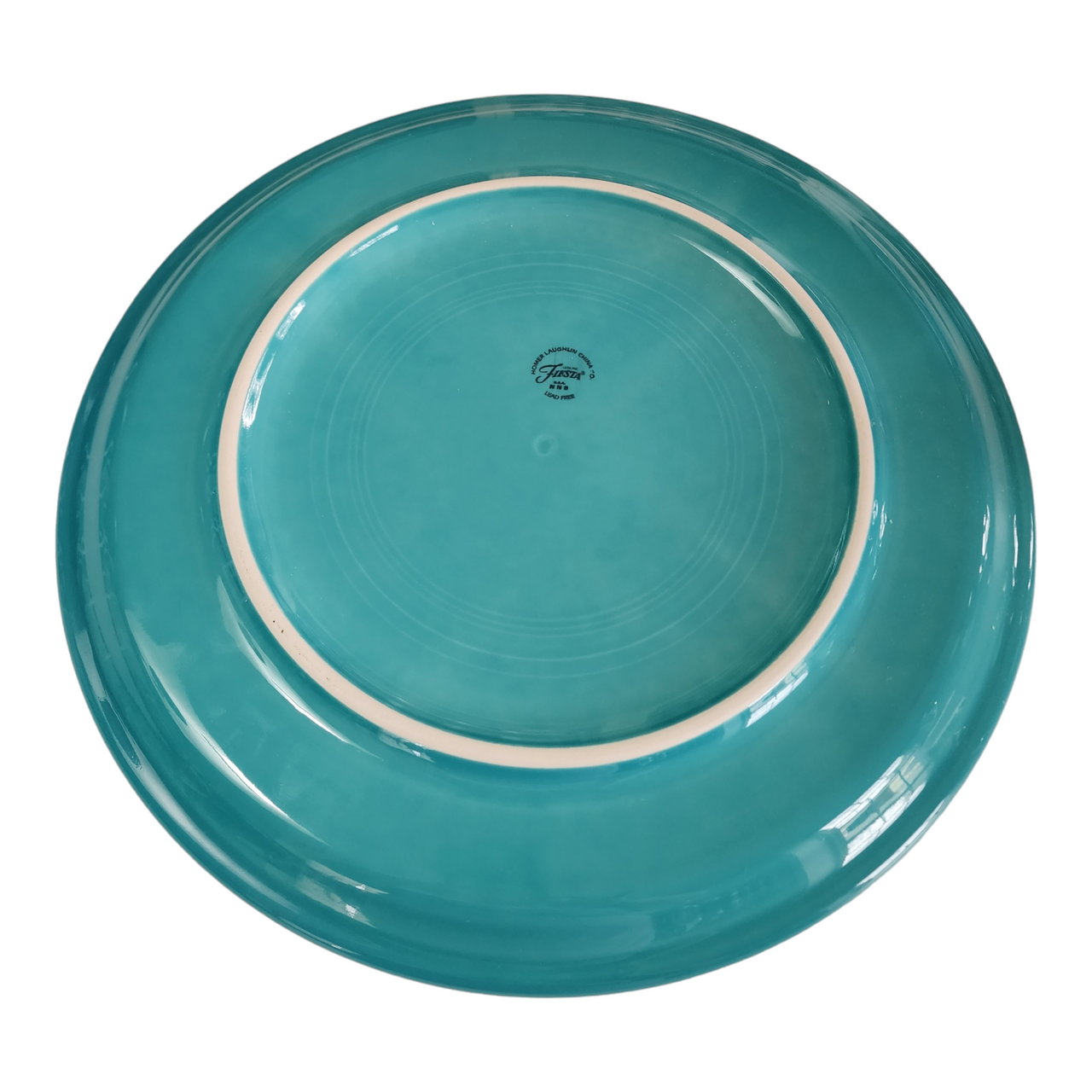 15" Homer Laughlin Fiesta Turquoise Baking Pizza Tray