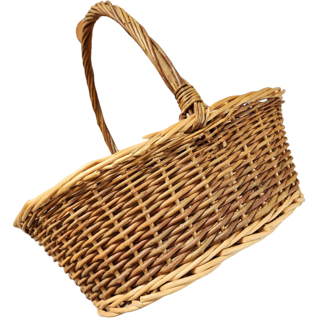 16" Wicker Rattan Farmhouse Home Decor Storage Primitive Basket