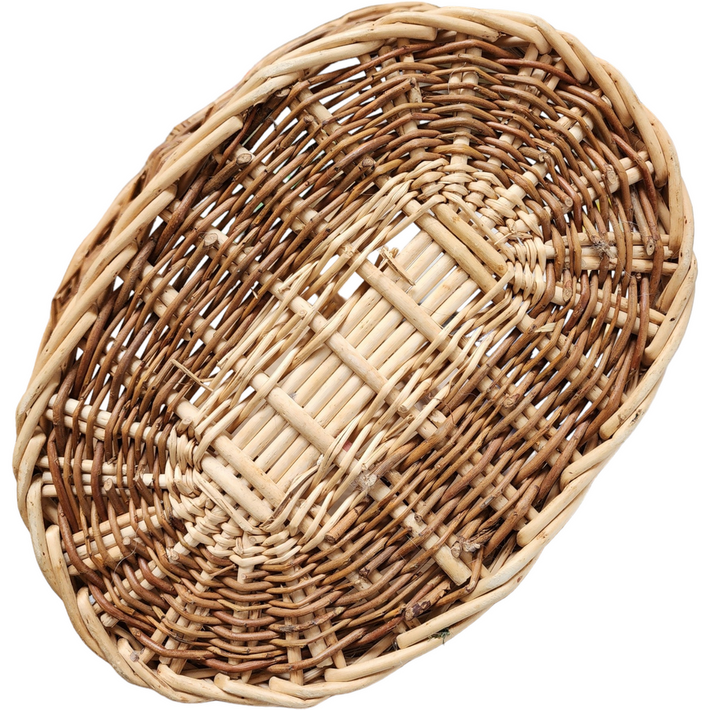 16" Wicker Rattan Farmhouse Home Decor Storage Primitive Basket