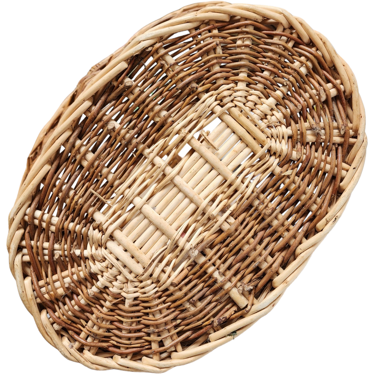 16" Wicker Rattan Farmhouse Home Decor Storage Primitive Basket