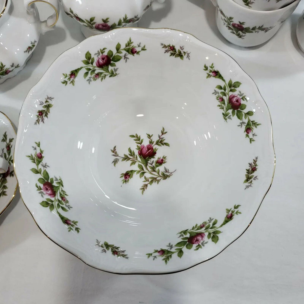 JOHANN HAVILAND Moss Rose Fine China Traditions 54 Piece Place Setting