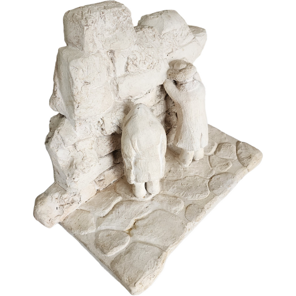 Austin Productions Praying Wailing Wall Jerusalem Orthodox Jewish Sculpture