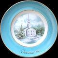 1974 Enoch Wedgwood Avon Christmas Plate Country Church Second Edition