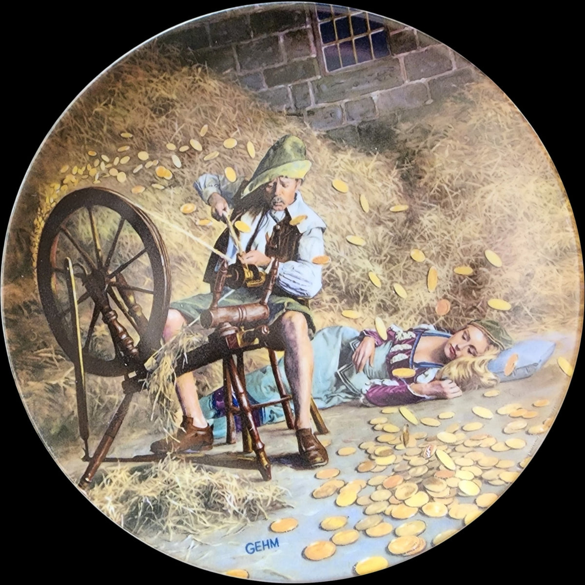 1981 Konigszelt Bayern Rumpelstilzchen Collector Plate by Charles Gehm