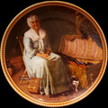 1983 Edwin M Knowles Norman Rockwell Reminiscing in the Quiet Collector Plate