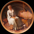 1983 Edwin M Knowles Norman Rockwell Reminiscing in the Quiet Collector Plate