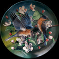 1986 Edwin M Knowles Kevin Daniel The Bluebird Collector Plate