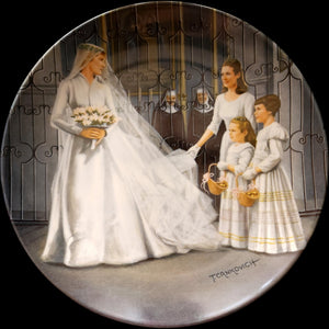 1987 Edwin M Knowles The Sound of Music Maria Bridal Collector Plate