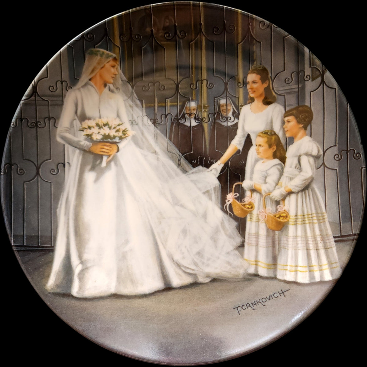 1987 Edwin M Knowles The Sound of Music Maria Bridal Collector Plate