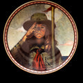 1988 Edwin M Knowles Norman Rockwell On My Honor Collector Plate