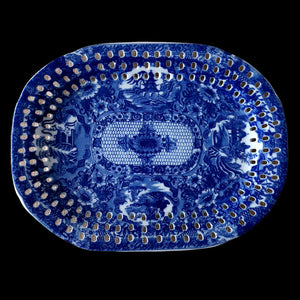 Victoria Ware Ironstone Blue and White Transferware Platter