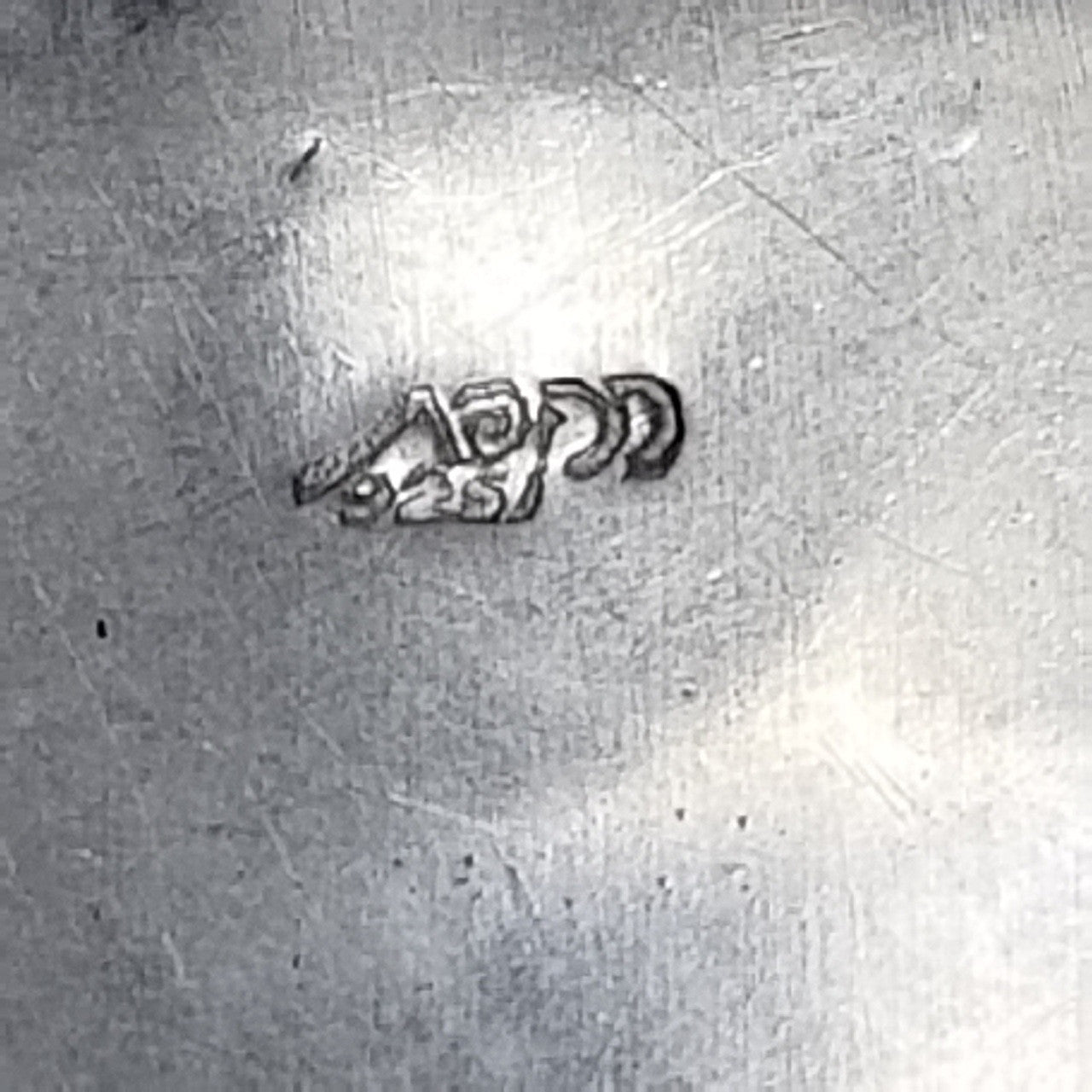 Sterling Silver Art Deco/Modernist Handmade Pendant Necklace