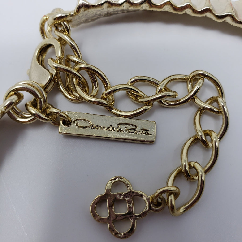 Oscar de la Renta Bold Pearly Collar Necklace