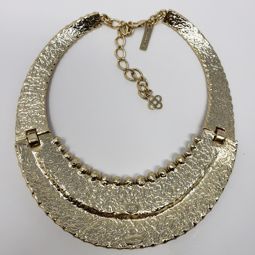 Oscar de la Renta Bold Pearly Collar Necklace