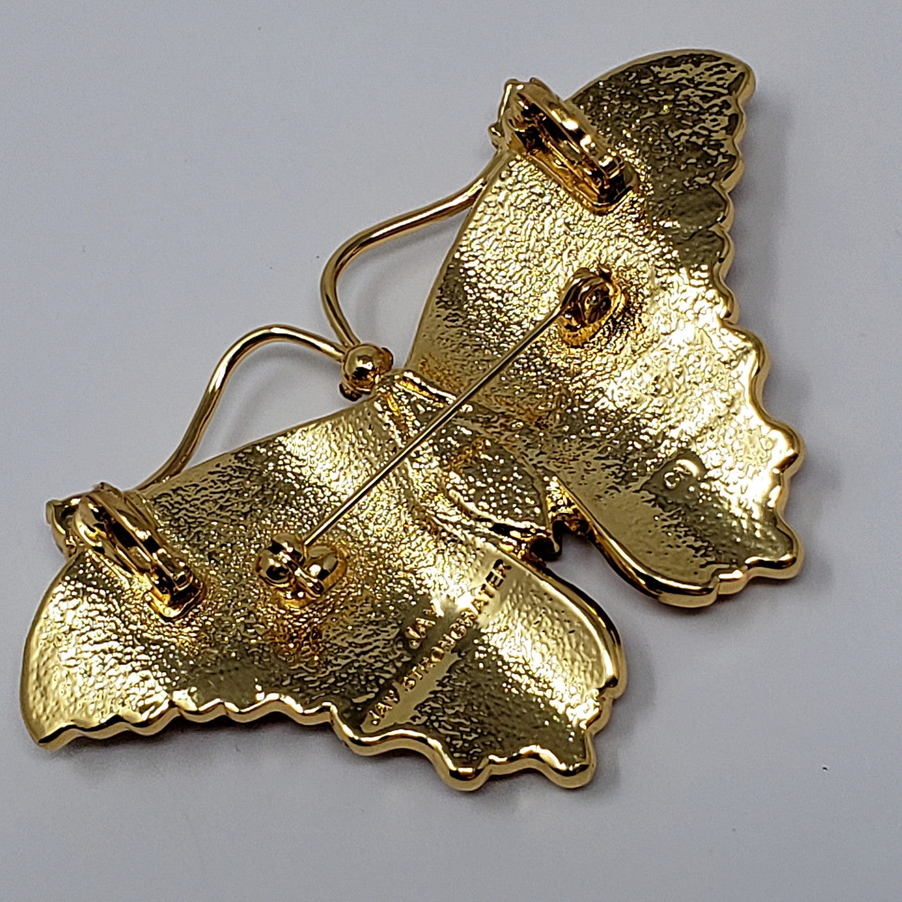 Jay - Jay Strongwater "Delightful" Enamel & Crystal Butterfly Pin/Brooch