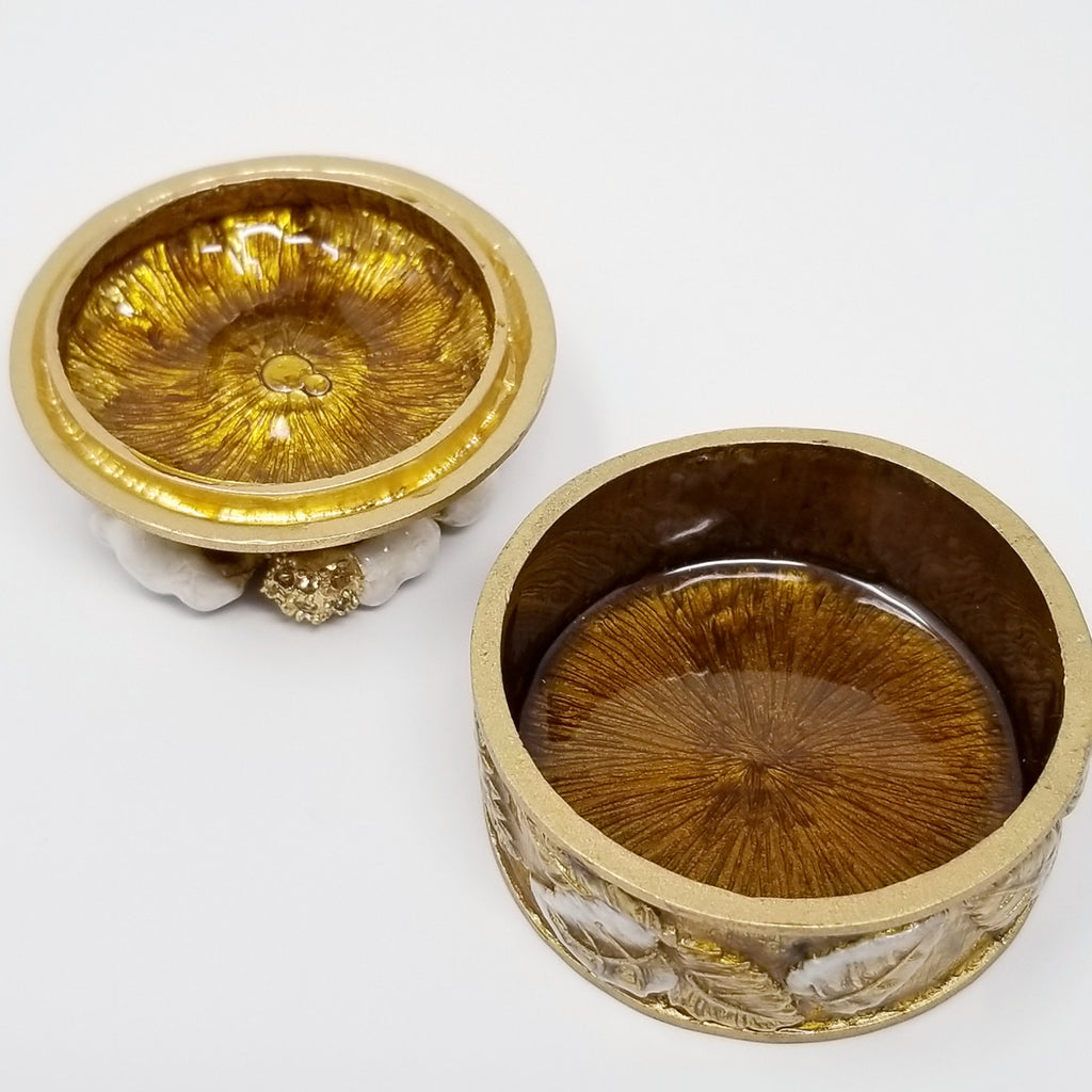 Jay Strongwater Champagne Rose Trinket Box