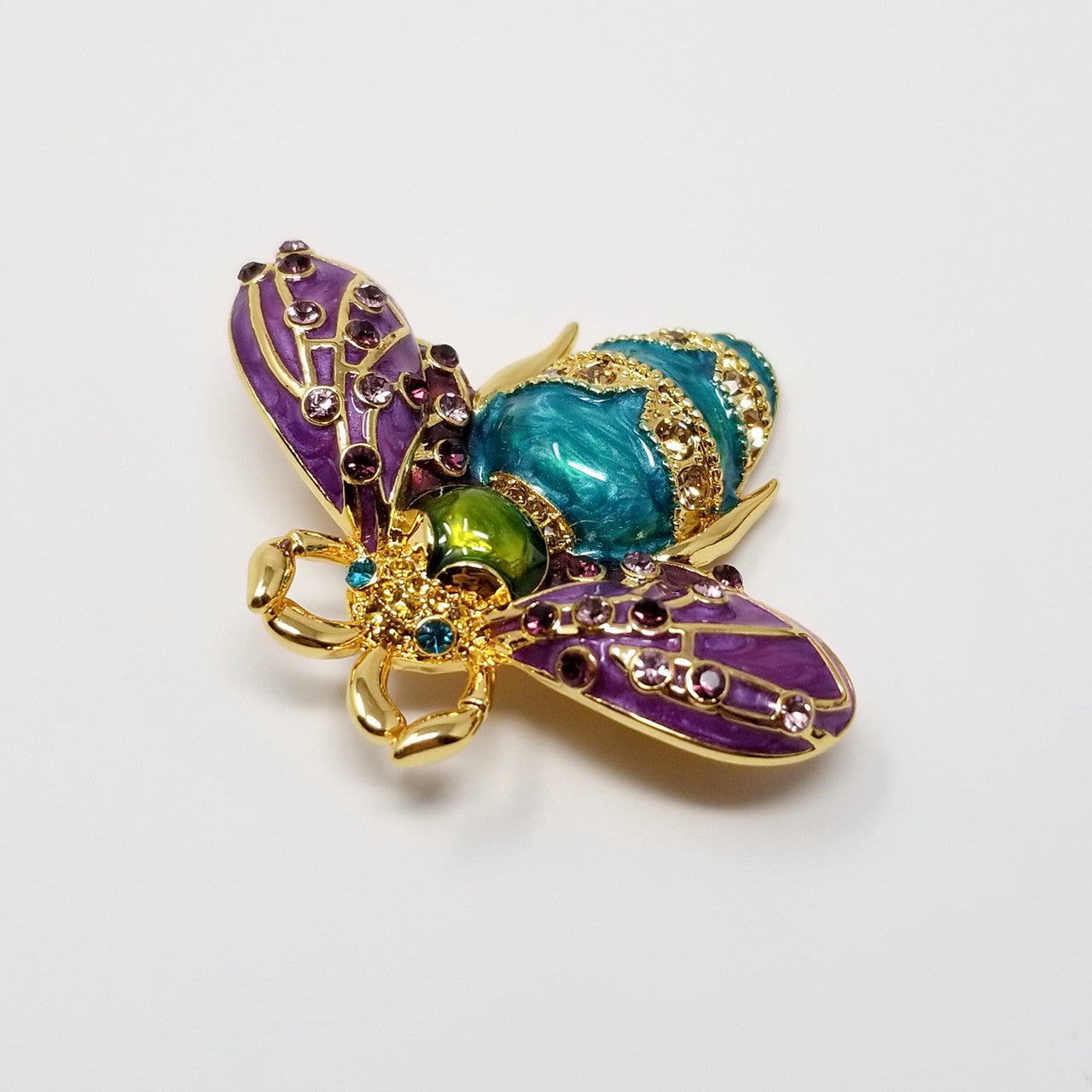 Jay Strongwater Enameled Bee / Insect Pin Brooch