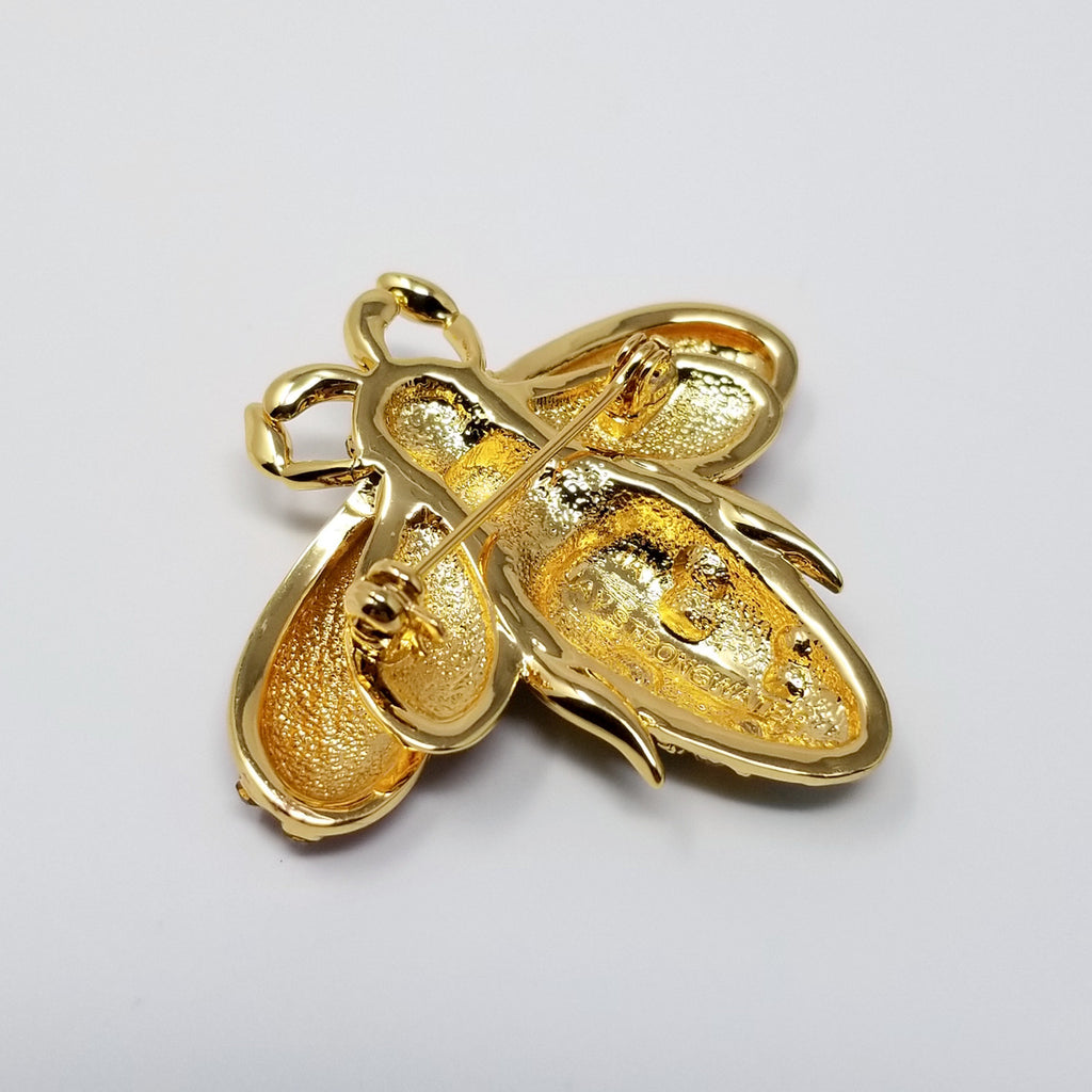 Jay Strongwater Enameled Bee / Insect Pin Brooch