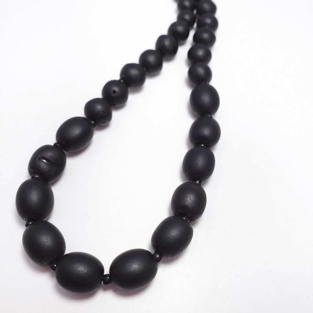Antique Victorian Graduated Jet Bead Mourning Necklace