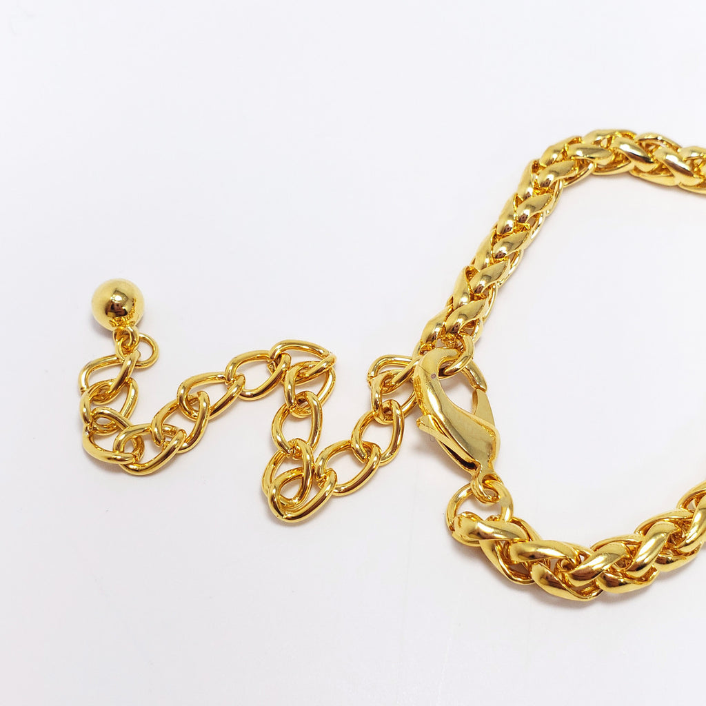 KJL Kenneth Jay Lane Art Deco Cabochon & Crystal Pendant Necklace on Gold Chain