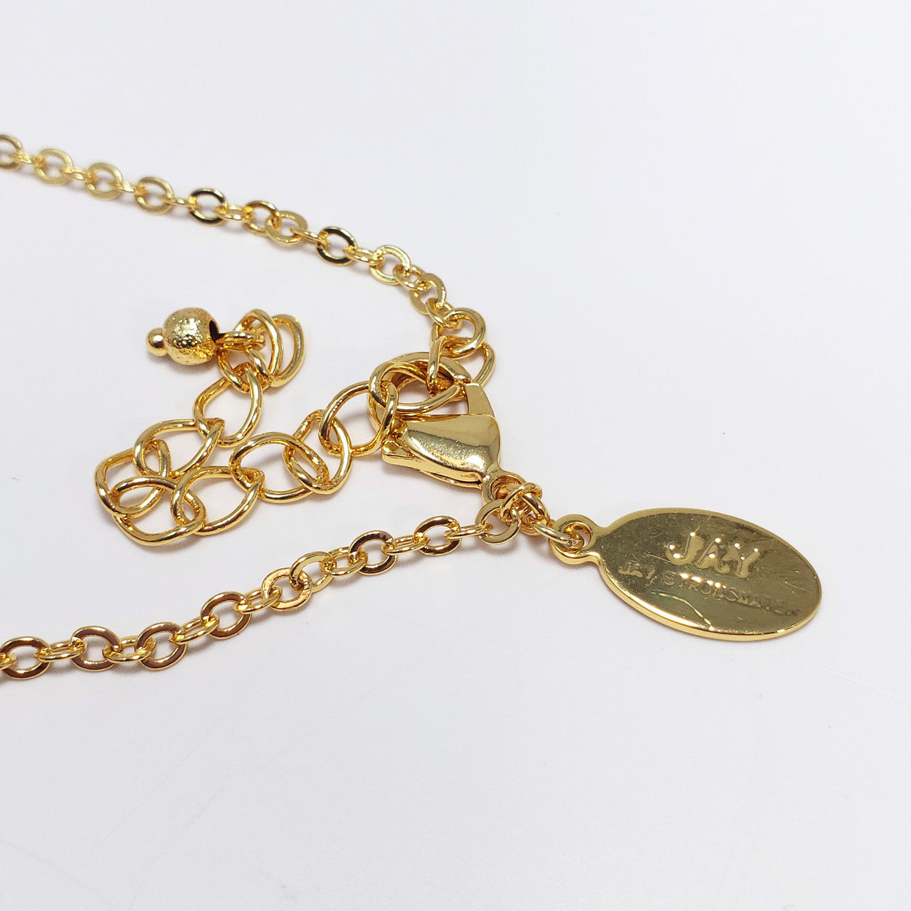 Jay Strongwater Holiday Festive Ornament Necklace with Rhinestones and Enamel