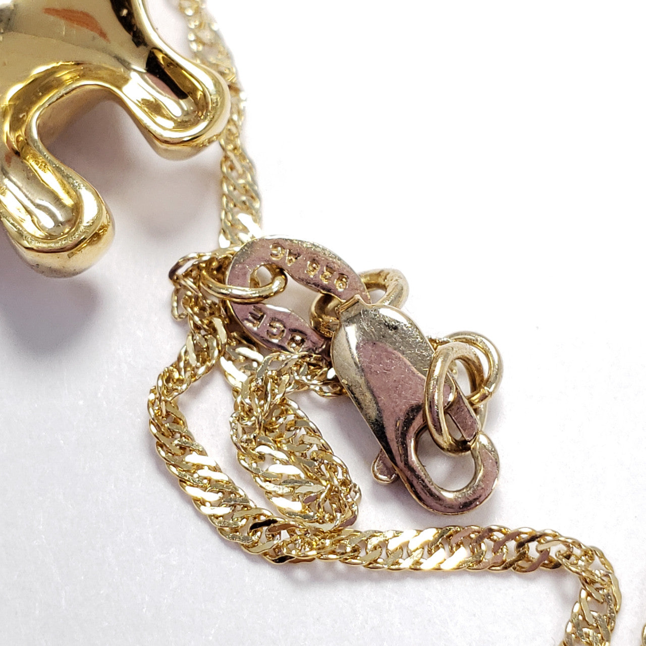 Vintage Bradford Exchange Silver Dog Necklace Pendant