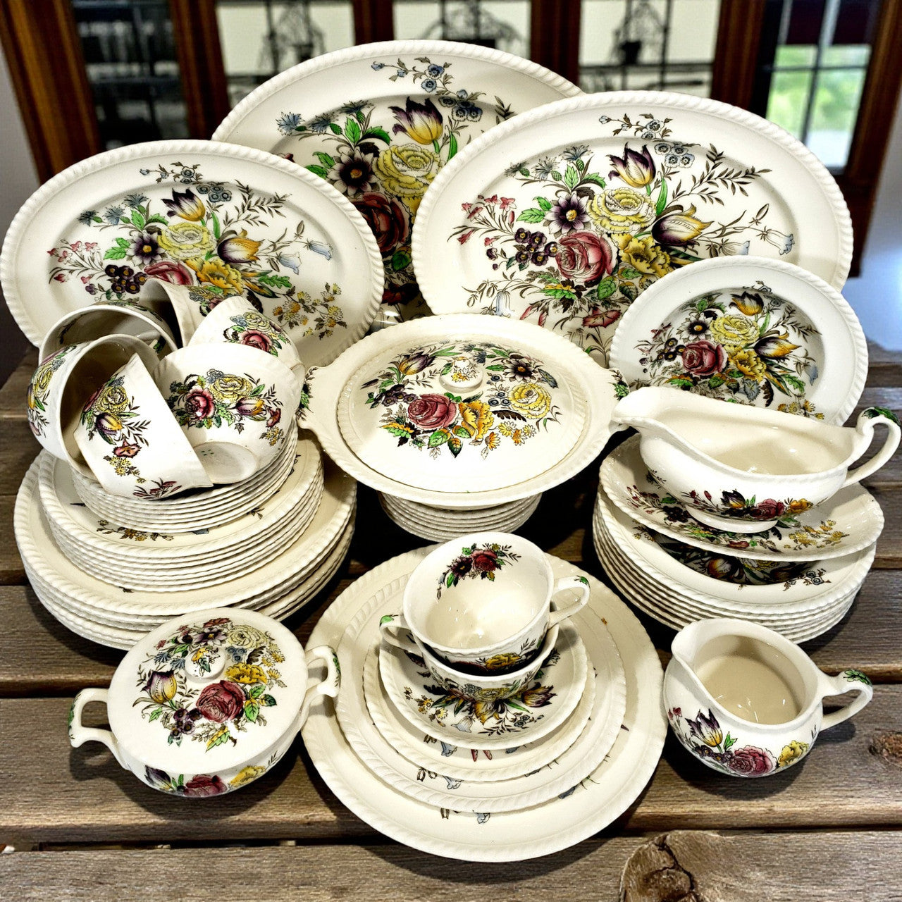 Johnson Brothers Garden Bouquet Bread & Butter Plate Ironstone Floral England