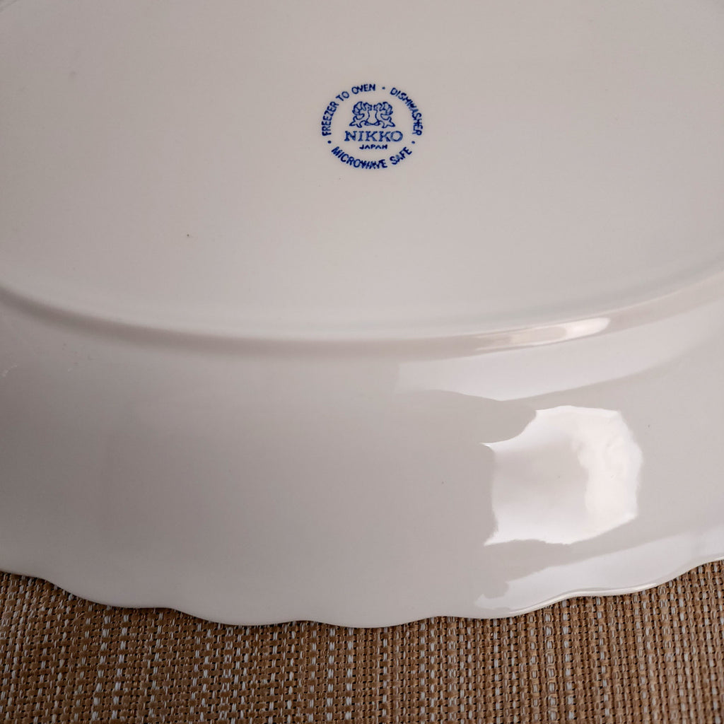 14" NIKKO Garland Oval Serving Platter